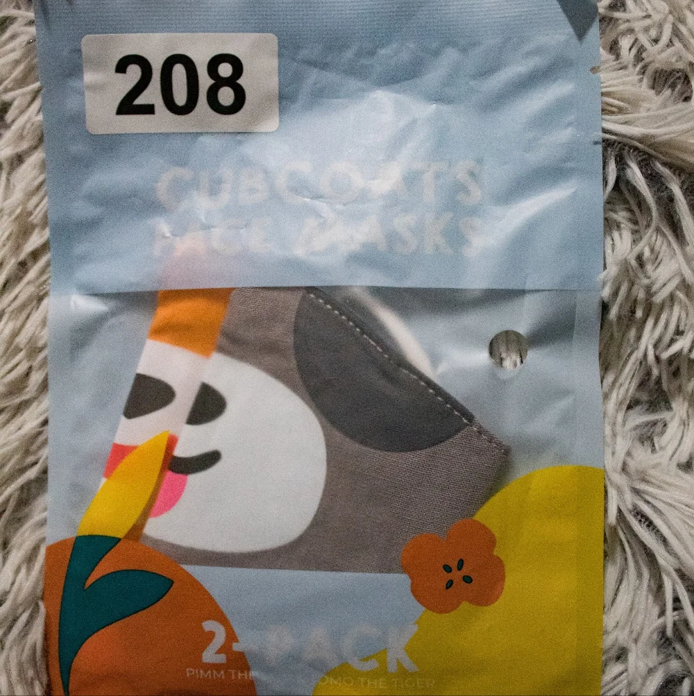 Cubcoats Kids Face Masks - 2 Pack, Multicolor